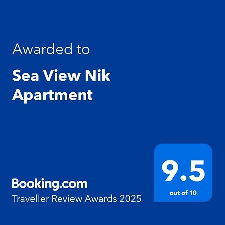 Sea View Nik Apartment Δυρράχιο Εξωτερικό φωτογραφία